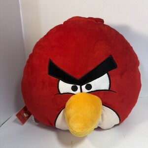 Angry Birds Pillow Red Bird Plush Large 12" Inch Plush Stuffed Animal Toy